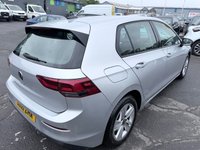 USED 2021 21 VOLKSWAGEN GOLF Silver 1.5 TSI Life hatchback, 49,700 miles, Euro 6, 6-speed manual, 16in alloys, Sat nav, CarPlay/Android Auto, Climate control, F&R sensors. VERY ECONOMICAL LOW INSURANCE