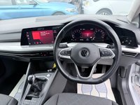 USED 2021 21 VOLKSWAGEN GOLF Silver 1.5 TSI Life hatchback, 49,700 miles, Euro 6, 6-speed manual, 16in alloys, Sat nav, CarPlay/Android Auto, Climate control, F&R sensors. VERY ECONOMICAL LOW INSURANCE