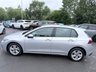USED 2021 21 VOLKSWAGEN GOLF Silver 1.5 TSI Life hatchback, 49,700 miles, Euro 6, 6-speed manual, 16in alloys, Sat nav, CarPlay/Android Auto, Climate control, F&R sensors. VERY ECONOMICAL LOW INSURANCE