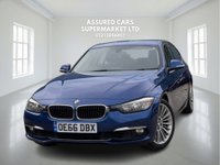 USED 2016 66 BMW 3 SERIES 2.0 330e 7.6kWh Luxury Saloon 4dr Petrol Plug-in Hybrid Auto Euro 6 (s/s) (252 ps) Auto_&pound;20 Tax_Electric/Petrol_Ulez