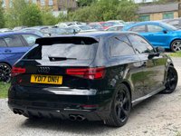 USED 2017 17 AUDI S3 2.0 TFSI Black Edition S Tronic quattro Euro 6 (s/s) 3dr #B&O SYSTEM+HEATED SEATS+FSH#
