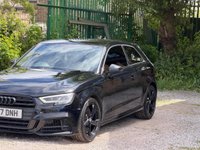 USED 2017 17 AUDI S3 2.0 TFSI Black Edition S Tronic quattro Euro 6 (s/s) 3dr #B&O SYSTEM+HEATED SEATS+FSH#