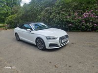 USED 2017 17 AUDI A5 CABRIOLET 2.0 TDI S line Convertible 2dr Diesel S Tronic quattro Euro 6 (s/s) (190 ps) Fsh,nav,19" alloys,rev cam