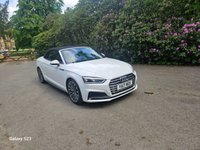 USED 2017 17 AUDI A5 CABRIOLET 2.0 TDI S line Convertible 2dr Diesel S Tronic quattro Euro 6 (s/s) (190 ps) Fsh,nav,19" alloys,rev cam