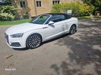 USED 2017 17 AUDI A5 CABRIOLET 2.0 TDI S line Convertible 2dr Diesel S Tronic quattro Euro 6 (s/s) (190 ps) Fsh,nav,19" alloys,rev cam