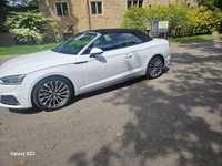 USED 2017 17 AUDI A5 CABRIOLET 2.0 TDI S line Convertible 2dr Diesel S Tronic quattro Euro 6 (s/s) (190 ps) Fsh,nav,19" alloys,rev cam