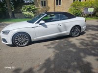 USED 2017 17 AUDI A5 CABRIOLET 2.0 TDI S line Convertible 2dr Diesel S Tronic quattro Euro 6 (s/s) (190 ps) Fsh,nav,19" alloys,rev cam