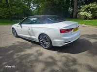 USED 2017 17 AUDI A5 CABRIOLET 2.0 TDI S line Convertible 2dr Diesel S Tronic quattro Euro 6 (s/s) (190 ps) Fsh,nav,19" alloys,rev cam
