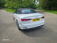 USED 2017 17 AUDI A5 CABRIOLET 2.0 TDI S line Convertible 2dr Diesel S Tronic quattro Euro 6 (s/s) (190 ps) Fsh,nav,19" alloys,rev cam