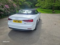 USED 2017 17 AUDI A5 CABRIOLET 2.0 TDI S line Convertible 2dr Diesel S Tronic quattro Euro 6 (s/s) (190 ps) Fsh,nav,19" alloys,rev cam
