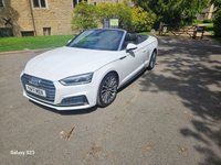 USED 2017 17 AUDI A5 CABRIOLET 2.0 TDI S line Convertible 2dr Diesel S Tronic quattro Euro 6 (s/s) (190 ps) Fsh,nav,19" alloys,rev cam