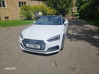 USED 2017 17 AUDI A5 CABRIOLET 2.0 TDI S line Convertible 2dr Diesel S Tronic quattro Euro 6 (s/s) (190 ps) Fsh,nav,19" alloys,rev cam
