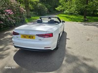 USED 2017 17 AUDI A5 CABRIOLET 2.0 TDI S line Convertible 2dr Diesel S Tronic quattro Euro 6 (s/s) (190 ps) Fsh,nav,19" alloys,rev cam