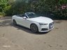 USED 2017 17 AUDI A5 CABRIOLET 2.0 TDI S line Convertible 2dr Diesel S Tronic quattro Euro 6 (s/s) (190 ps) Fsh,nav,19" alloys,rev cam