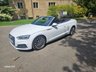 USED 2017 17 AUDI A5 CABRIOLET 2.0 TDI S line Convertible 2dr Diesel S Tronic quattro Euro 6 (s/s) (190 ps) Fsh,nav,19" alloys,rev cam