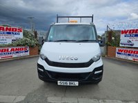 USED 2016 16 IVECO DAILY  35C13 CREW CAB TIPPER PICKUP ULEZ FREE ZONE 