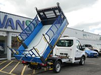 USED 2021 21 FORD TRANSIT 350 RWD 2.0 EBL 130 BHP L2 MEDIUM LEADER TIPPER ( AIR CON ) RWD | TIPPER | AIR CON | TOWPACK