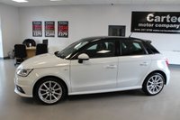 USED 2015 15 AUDI A1 1.4 TFSI S line Sportback 5dr Petrol S Tronic Euro 6 (s/s) (125 ps) &pound;35 ROAD TAX***AUTOMATIC***SATNAV***BLUETOOTH***AIR CON***S-LINE SPORTS SEATS***HEAD LIGHT WASH SYSTEM***PADDLE SHIFT***VOICE CONTROL***S-LINE STYLING***FOLDING DASH DISPLAY***MULTI-FUNCTION STEERING WHEEL***HEATED DOOR MIRRORS***