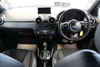 USED 2015 15 AUDI A1 1.4 TFSI S line Sportback 5dr Petrol S Tronic Euro 6 (s/s) (125 ps) &pound;35 ROAD TAX***AUTOMATIC***SATNAV***BLUETOOTH***AIR CON***S-LINE SPORTS SEATS***HEAD LIGHT WASH SYSTEM***PADDLE SHIFT***VOICE CONTROL***S-LINE STYLING***FOLDING DASH DISPLAY***MULTI-FUNCTION STEERING WHEEL***HEATED DOOR MIRRORS***