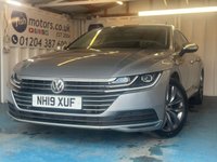 USED 2019 19 VOLKSWAGEN ARTEON 1.5 TSI EVO Elegance Fastback 5dr Petrol DSG Euro 6 (s/s) (150 ps)+2 KEYS+1 FORMER KEEPER+HISTORY+FULL LEATHER SEATS+PARK CONTROL+NAV+PRIVACY+AIRCON+18