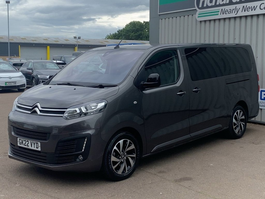 USED 2022 22 CITROEN SPACETOURER 2.0 BlueHDi Flair XL MPV 5dr Diesel EAT8 LWB Euro 6 (s/s) (180 ps) PAN ROOF+CARPLY+180&deg;CAMERA+FSH