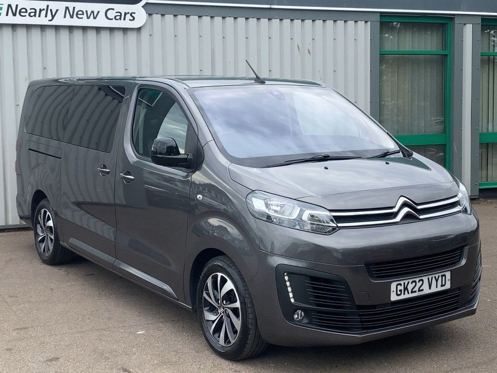 USED 2022 22 CITROEN SPACETOURER 2.0 BlueHDi Flair XL MPV 5dr Diesel EAT8 LWB Euro 6 (s/s) (180 ps) PAN ROOF+CARPLY+180&deg;CAMERA+FSH