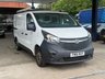 USED 2016 16 VAUXHALL VIVARO 1.6 CDTi 2900 ecoFLEX L1 H1 Euro 5 (s/s) 5dr 1Owner|6Doors|Sensors
