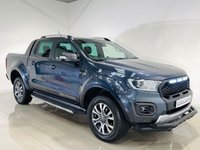 USED 2020 70 FORD RANGER 2.0 EcoBlue Wildtrak Pickup Double Cab 4dr Diesel Auto 4WD Euro 6 (s/s) (213 ps) Sea Grey | Wildtrak Interior | Electric Tonneau Cover | LED Spotlights | Full Service History + Cambelt Replaced