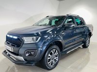 USED 2020 70 FORD RANGER 2.0 EcoBlue Wildtrak Pickup Double Cab 4dr Diesel Auto 4WD Euro 6 (s/s) (213 ps) Sea Grey | Wildtrak Interior | Electric Tonneau Cover | LED Spotlights | Full Service History + Cambelt Replaced