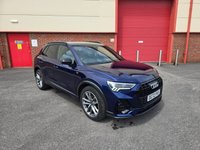 USED 2022 72 AUDI Q3 1.5 TFSI CoD 35 Black Edition SUV 5dr Petrol S Tronic Euro 6 (s/s) (150 ps) BLACK EDITION WITH F-AUDI S/H