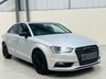 USED 2014 63 AUDI A3 2.0 TDI Sport Saloon 4dr Diesel Manual Euro 5 (s/s) (150 ps) Metallic Silver | Black Sport Interior | Black Styling Pack | Privacy Glass | Low Road Tax