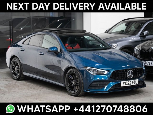 View our Mercedes-Benz Cla 1.3 CLA180 AMG Line (Premium Plus 2) Coupe 4dr Petrol 7G-DCT Euro 6 (s/s) (136 ps)