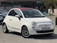 USED 2010 10 FIAT 500C 1.2 Lounge Convertible 2dr Petrol Manual Euro 5 (69 bhp) CONVERTIBLE ROOF - ULEZ