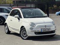 USED 2010 10 FIAT 500C 1.2 Lounge Convertible 2dr Petrol Manual Euro 5 (69 bhp) CONVERTIBLE ROOF - ULEZ