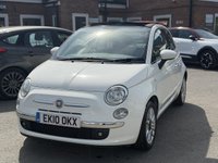 USED 2010 10 FIAT 500C 1.2 Lounge Convertible 2dr Petrol Manual Euro 5 (69 bhp) CONVERTIBLE ROOF - ULEZ