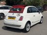 USED 2010 10 FIAT 500C 1.2 Lounge Convertible 2dr Petrol Manual Euro 5 (69 bhp) CONVERTIBLE ROOF - ULEZ