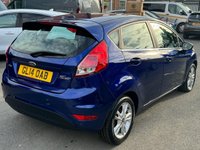 USED 2014 14 FORD FIESTA FIESTA 1.0T EcoBoost Zetec Hatchback 5dr Petrol Powershift Euro 5 (100 ps) FULL SERVICE HISTORY - 12 MONTH MOT PARKING SENSORS - &pound;35 ROAD TAX