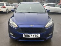 USED 2017 67 FORD FOCUS 1.0T EcoBoost ST-Line Hatchback 5dr Petrol Auto Euro 6 (s/s) (125 ps) PARKING SENSORS -APPLE CARPLAY
