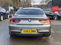 USED 2013 63 BMW 6 SERIES GRAN COUPE 3.0 640d M Sport Saloon 4dr Diesel Auto Euro 5 (s/s) (313 ps) RECENT SERVICE - 12 MONTH MOT