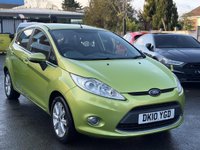 USED 2010 10 FORD FIESTA Fiesta Zetec Hatchback 1.4 Manual Petrol 12 MOT + SERVICE