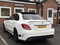 USED 2015 65 MERCEDES-BENZ C CLASS C Class C63 V8 BiTurbo AMG S Edition 1 Saloon 4.0 Automatic Petrol Edition 1 + Sliding Sun Roof