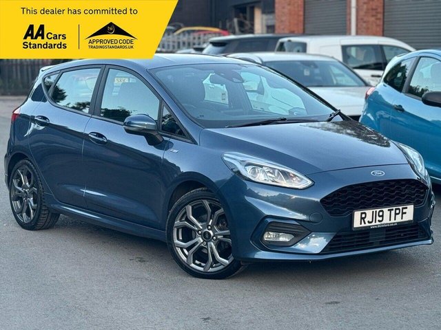 View our Ford Fiesta FIESTA 1.0T EcoBoost GPF ST-Line Hatchback 5dr Petrol Auto Euro 6 (s/s) (100 ps) JUST SERVICED - 12 MONTH MOT - ULEZ