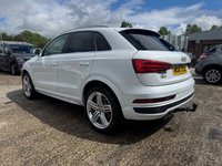 USED 2016 16 AUDI Q3 2.0 TDI S line Plus SUV 5dr Diesel Manual quattro Euro 6 (s/s) (150 ps) *** NEW TIMING BELT + WATER PUMP REPLACED *** MOT TO 14 / 05 / 2027 ***