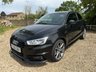 USED 2016 66 AUDI A1 1.4 TFSI CoD Black Edition Hatchback 3dr Petrol S Tronic Euro 6 (s/s) (150 ps) Low mileage 27k,  Black leather S-Line embossed seats, a full service history, 18" alloys, immaculate condition. DAB, Parking sensors, Dynamic suspension.