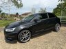 USED 2016 66 AUDI A1 1.4 TFSI CoD Black Edition Hatchback 3dr Petrol S Tronic Euro 6 (s/s) (150 ps) Low mileage 27k,  Black leather S-Line embossed seats, a full service history, 18" alloys, immaculate condition. DAB, Parking sensors, Dynamic suspension.