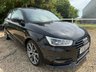 USED 2016 66 AUDI A1 1.4 TFSI CoD Black Edition Hatchback 3dr Petrol S Tronic Euro 6 (s/s) (150 ps) Low mileage 27k,  Black leather S-Line embossed seats, a full service history, 18" alloys, immaculate condition. DAB, Parking sensors, Dynamic suspension.