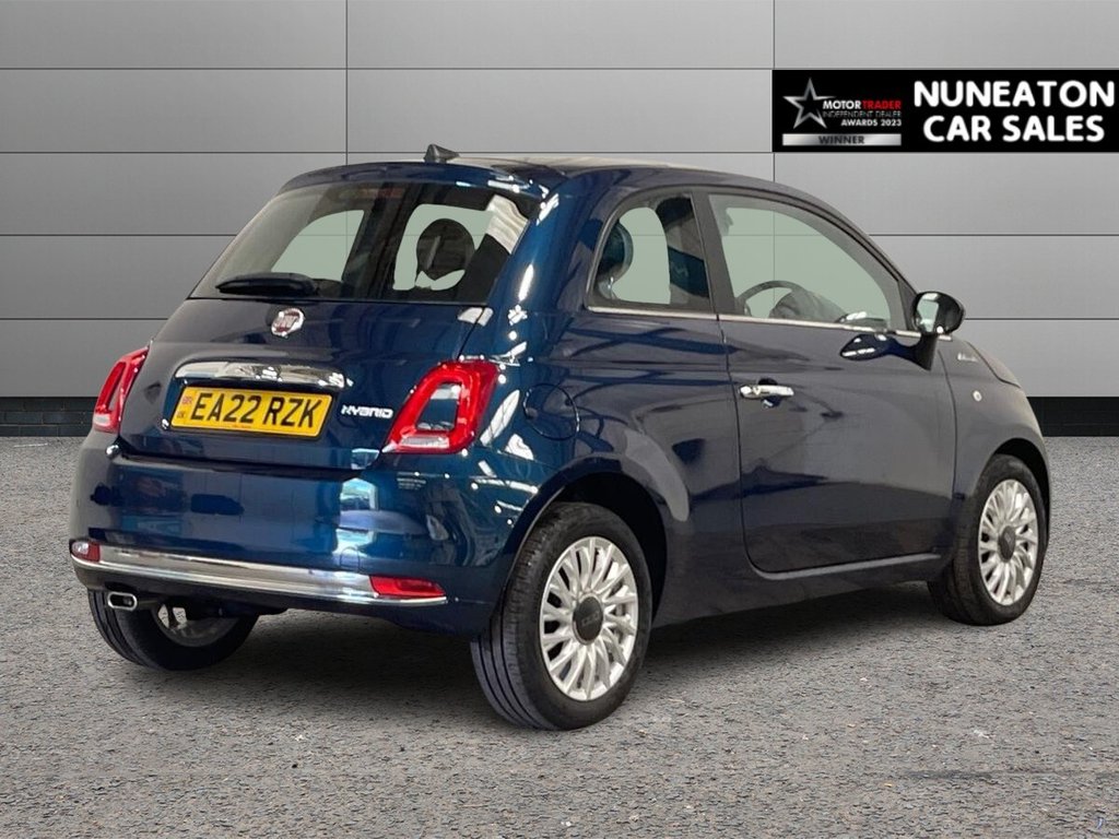 USED 2022 22 FIAT 500 1.0 MHEV Dolcevita Hatchback 3dr Petrol Manual Euro 6 (s/s) (70 bhp) FULL FIAT SERVICE HISTORY - 1 Owner