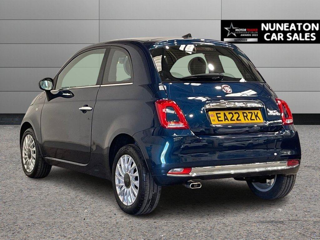 USED 2022 22 FIAT 500 1.0 MHEV Dolcevita Hatchback 3dr Petrol Manual Euro 6 (s/s) (70 bhp) FULL FIAT SERVICE HISTORY - 1 Owner
