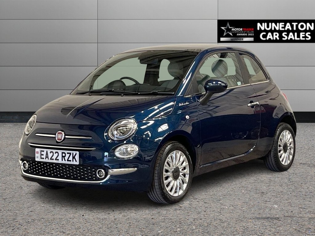 USED 2022 22 FIAT 500 1.0 MHEV Dolcevita Hatchback 3dr Petrol Manual Euro 6 (s/s) (70 bhp) FULL FIAT SERVICE HISTORY - 1 Owner