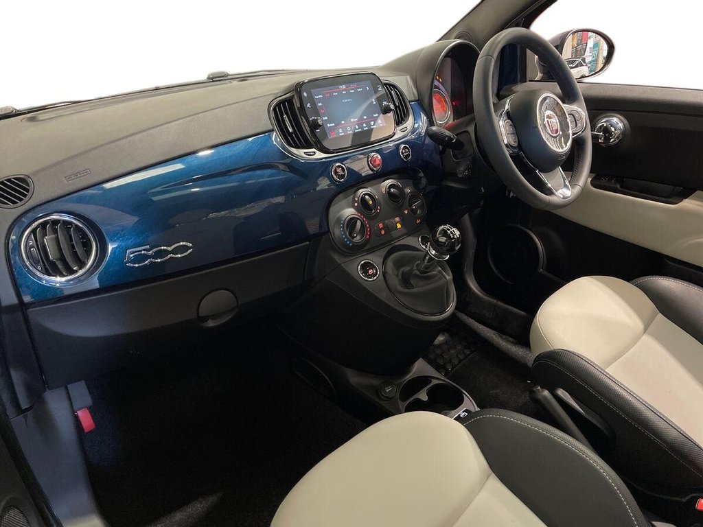 USED 2022 22 FIAT 500 1.0 MHEV Dolcevita Hatchback 3dr Petrol Manual Euro 6 (s/s) (70 bhp) FULL FIAT SERVICE HISTORY - 1 Owner